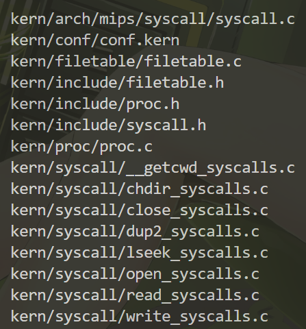 Files modified/created